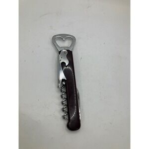 Vintage Wine Bottle‎ Opener Corkscrew Bar Tool Waiter's Friend Heart